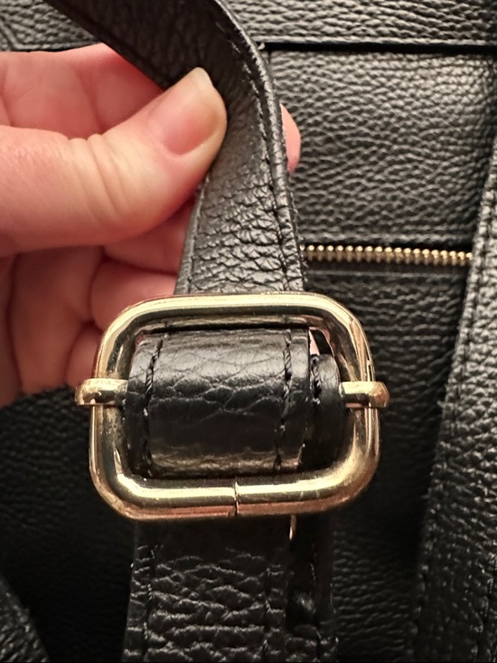black zip clasp black leather backpack Small Ziptop | Oak Street AW25 day comfort while maintaining versatile styling for everyday use Pebbled Black Leather Backpack with